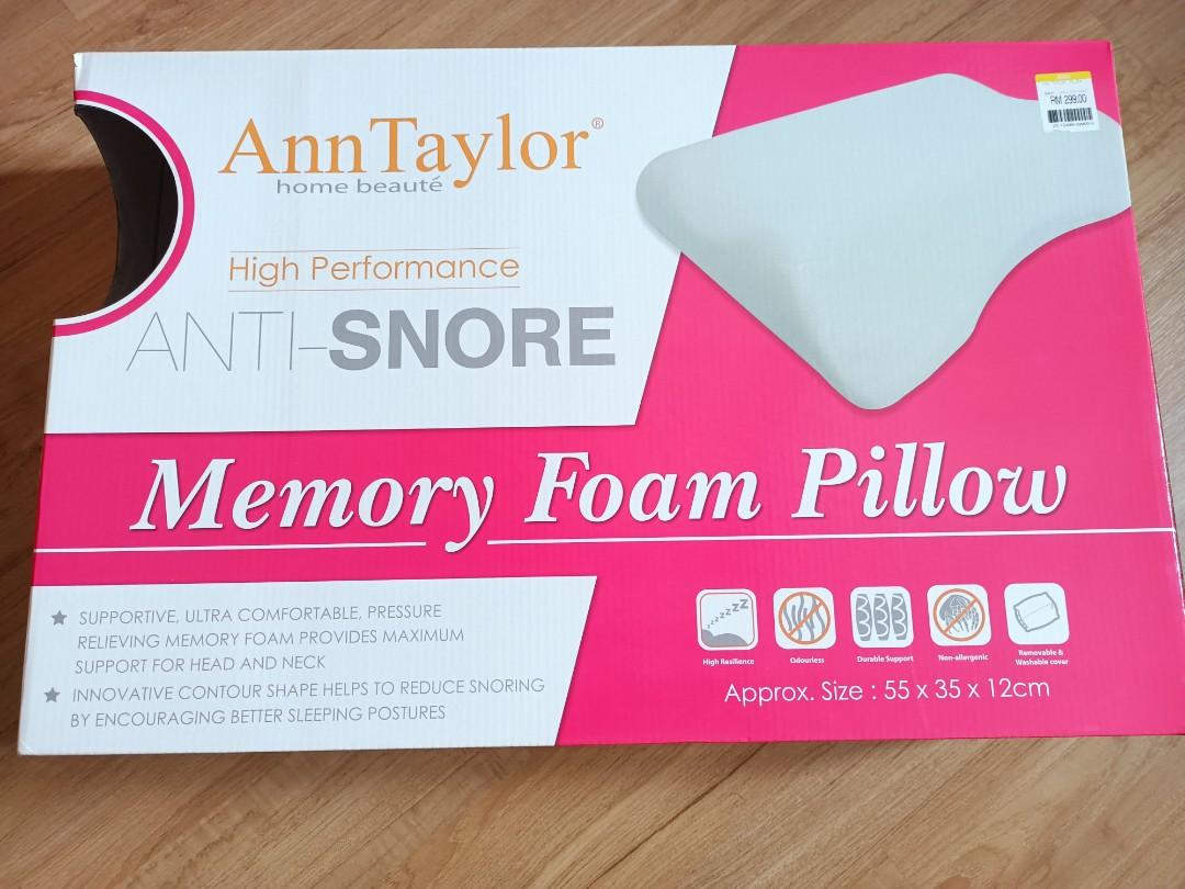 Ann taylor 2025 anti snore pillow