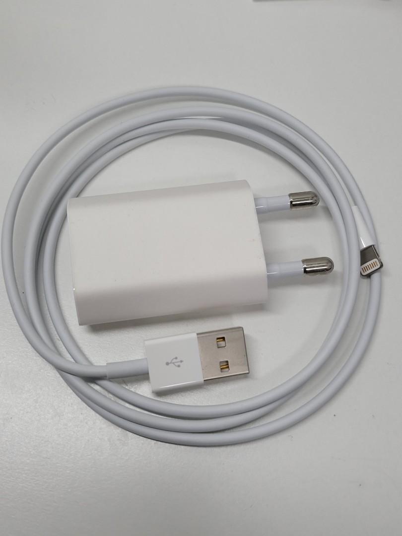 Apple 5 watts and usb to lightning cable, Mobile Phones & Gadgets