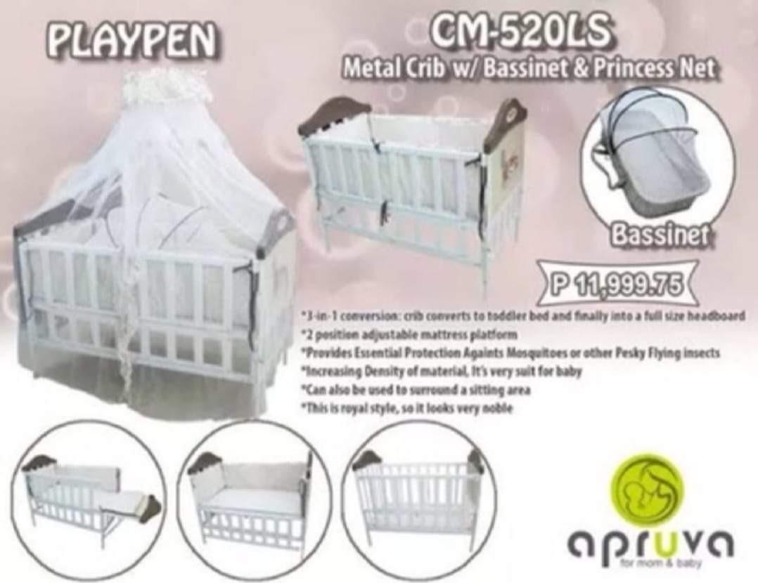 Apruva hotsell crib size
