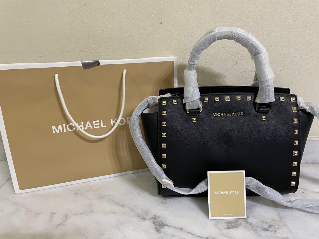 🚫SOLD🚫 Michael Kors Small Stud Selma  Studded bag, Michael kors, Michael  kors bag
