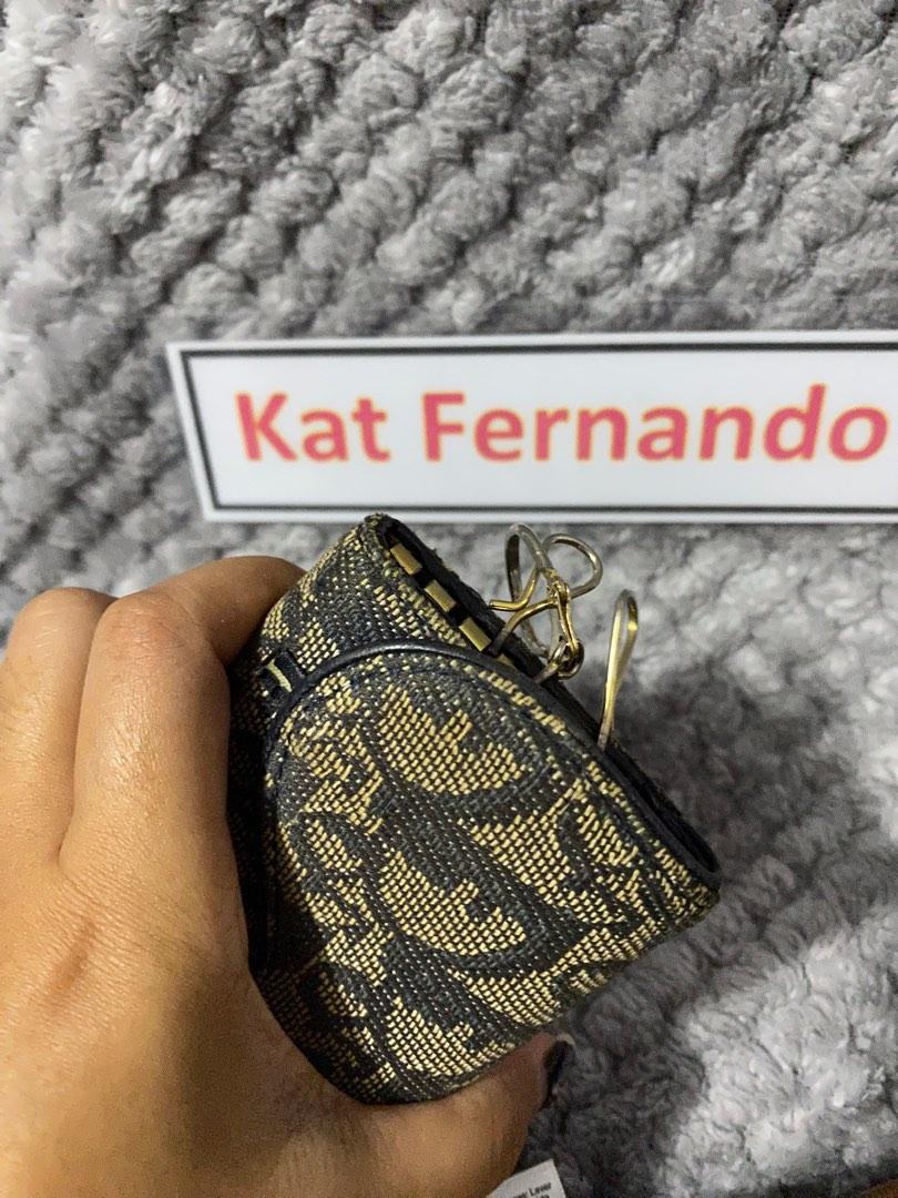 Authentic Dior saddle key holder, Luxury, Bags & Wallets on Carousell