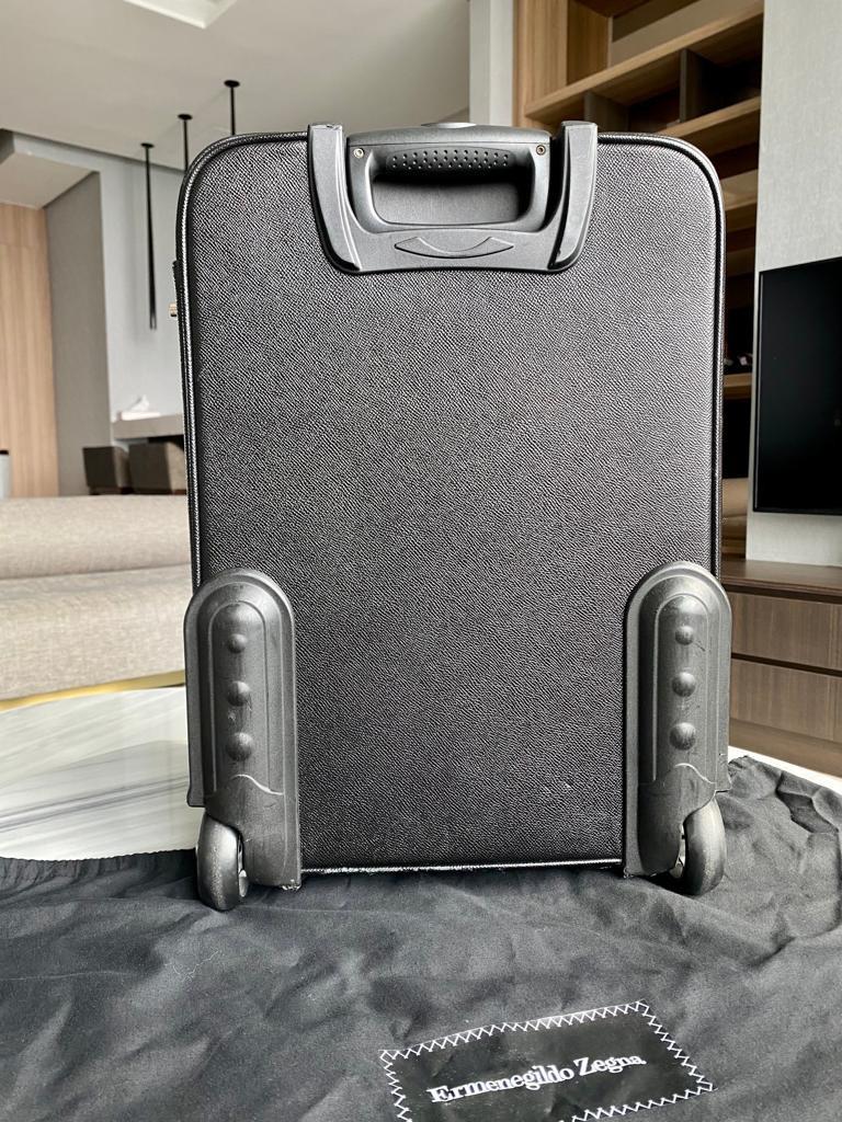 Authentic Zegna Luggage Leather, Luxury, Bags & Wallets on Carousell