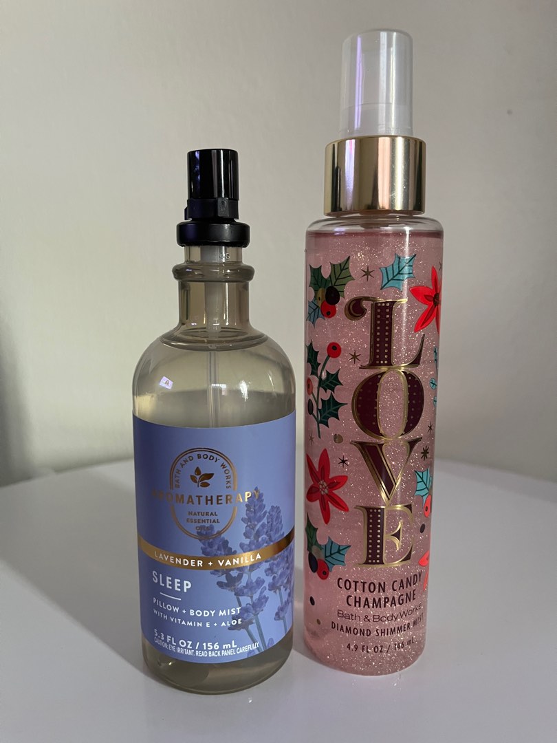 Bath & Body Works BBW PILLOW MIST LAVENDER VANILLA / SHIMMER MIST