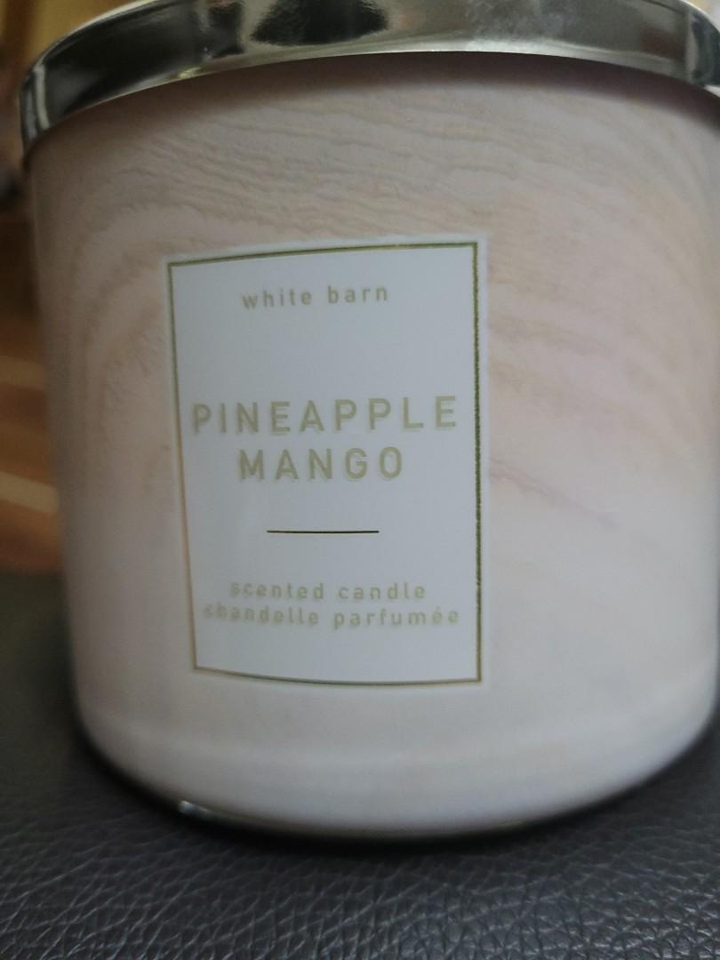 Bath and Body Works Pineapple Mango Candle, Furniture & Home Living
