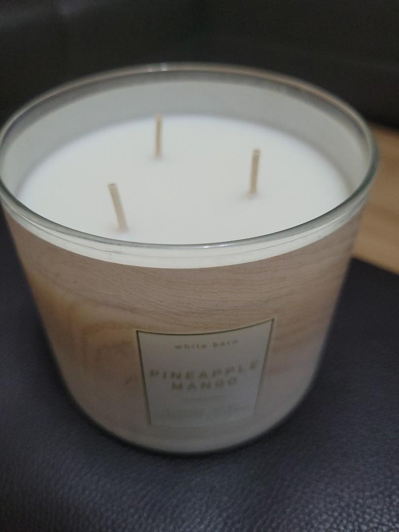 Bath and Body Works Pineapple Mango Candle, Furniture & Home Living