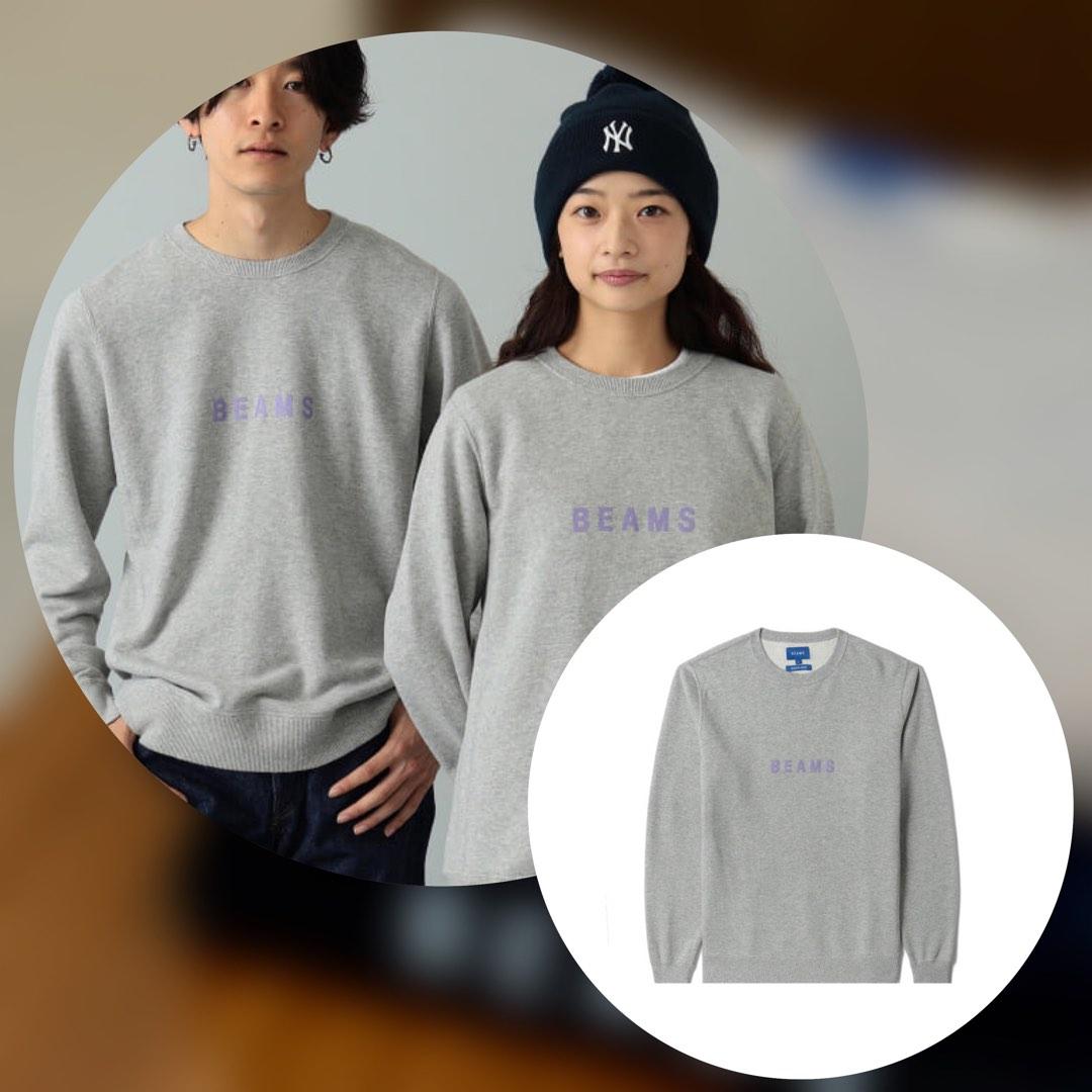 Gramparents × BEAMS / Logo CrewneckSweat-