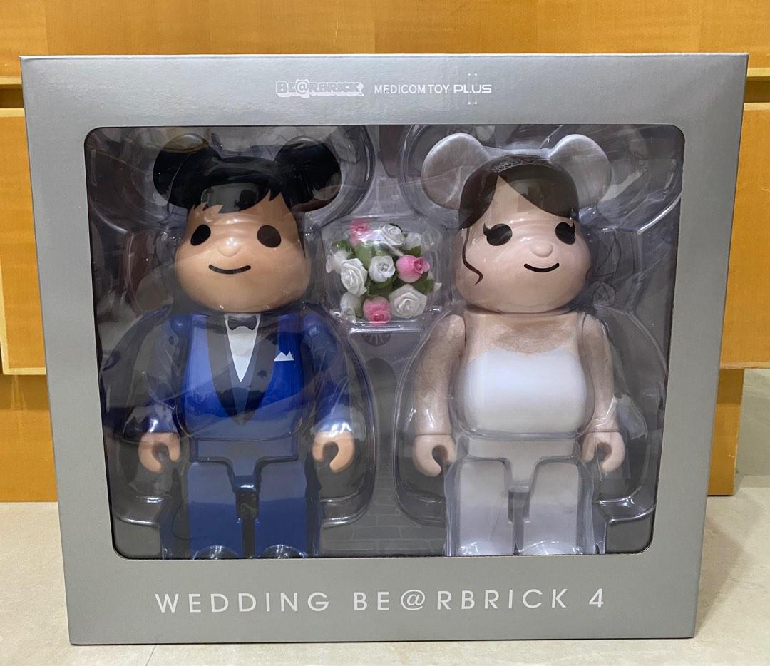 BEARBRICK WEDDING GREETING Marriage 4 PLUS 400％, 興趣及遊戲, 玩具 