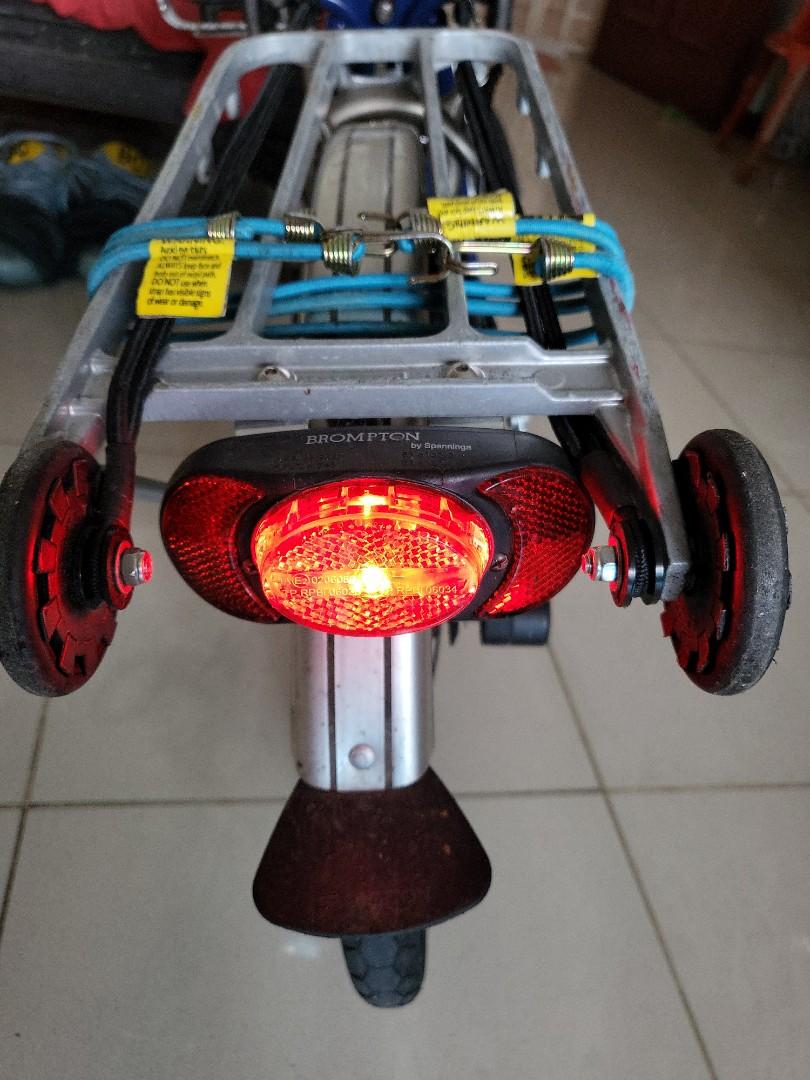 Brompton P6R, 6Speed With Shimano Head & Tail Lights And T 