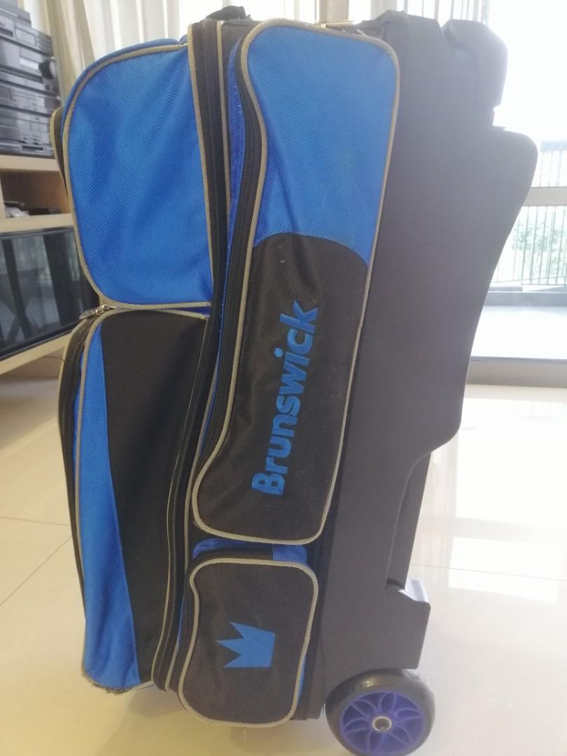 Brunswick Crown 3 Ball Roller Bowling Bag, Sports Equipment, Sports