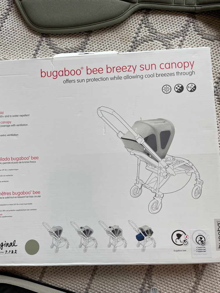 Bugaboo bee breezy sun canopy, Babies & Kids, Going Out, Strollers on