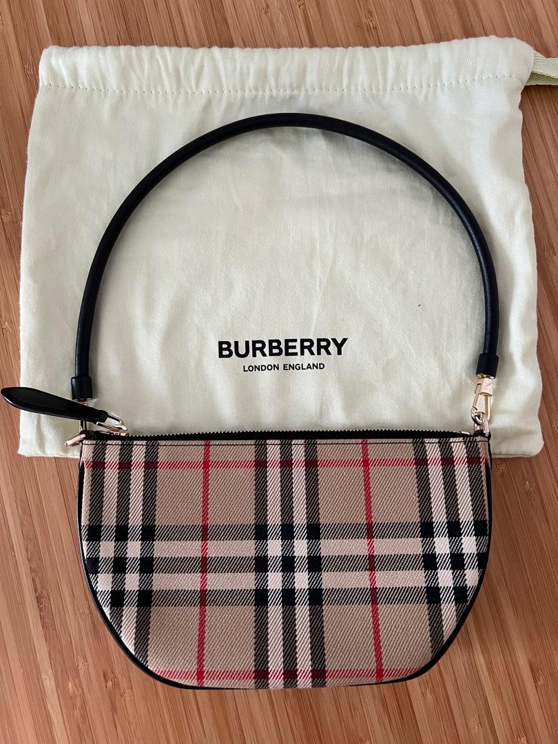 Burberry Vintage Check Cotton Olympia Pouch