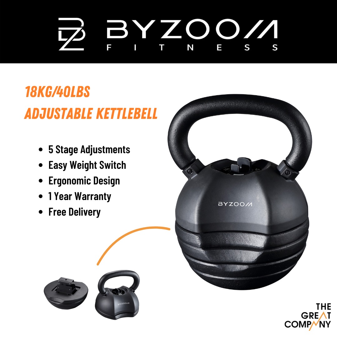 Byzoom adjustable kettlebell clearance