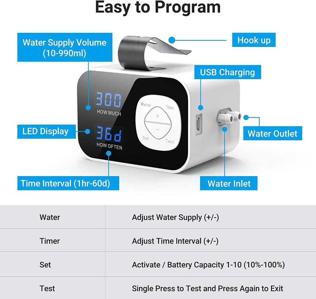 [C3643] Kollea Reliable Automatic Watering System, Plant Self Watering