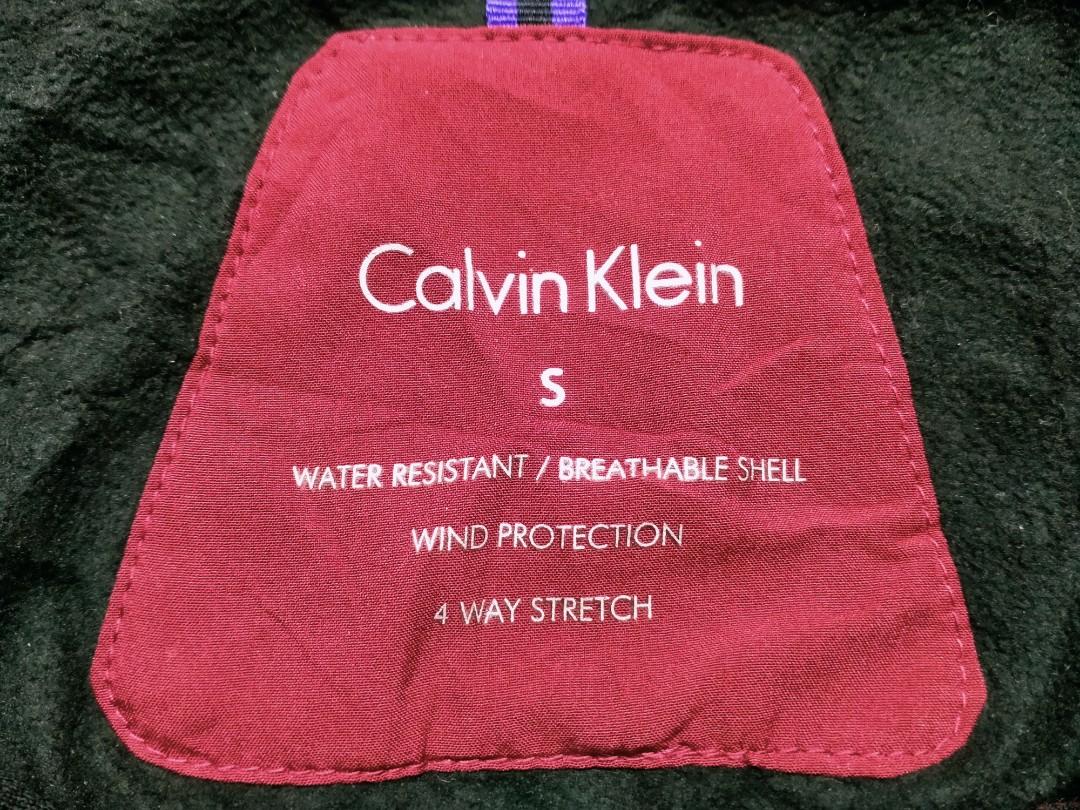 Calvin klein water resistant breathable shell wind protection 4 way stretch outlet