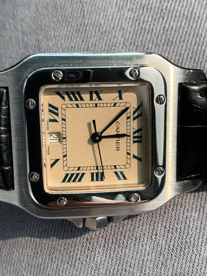 Cartier santos 100 quartz discount
