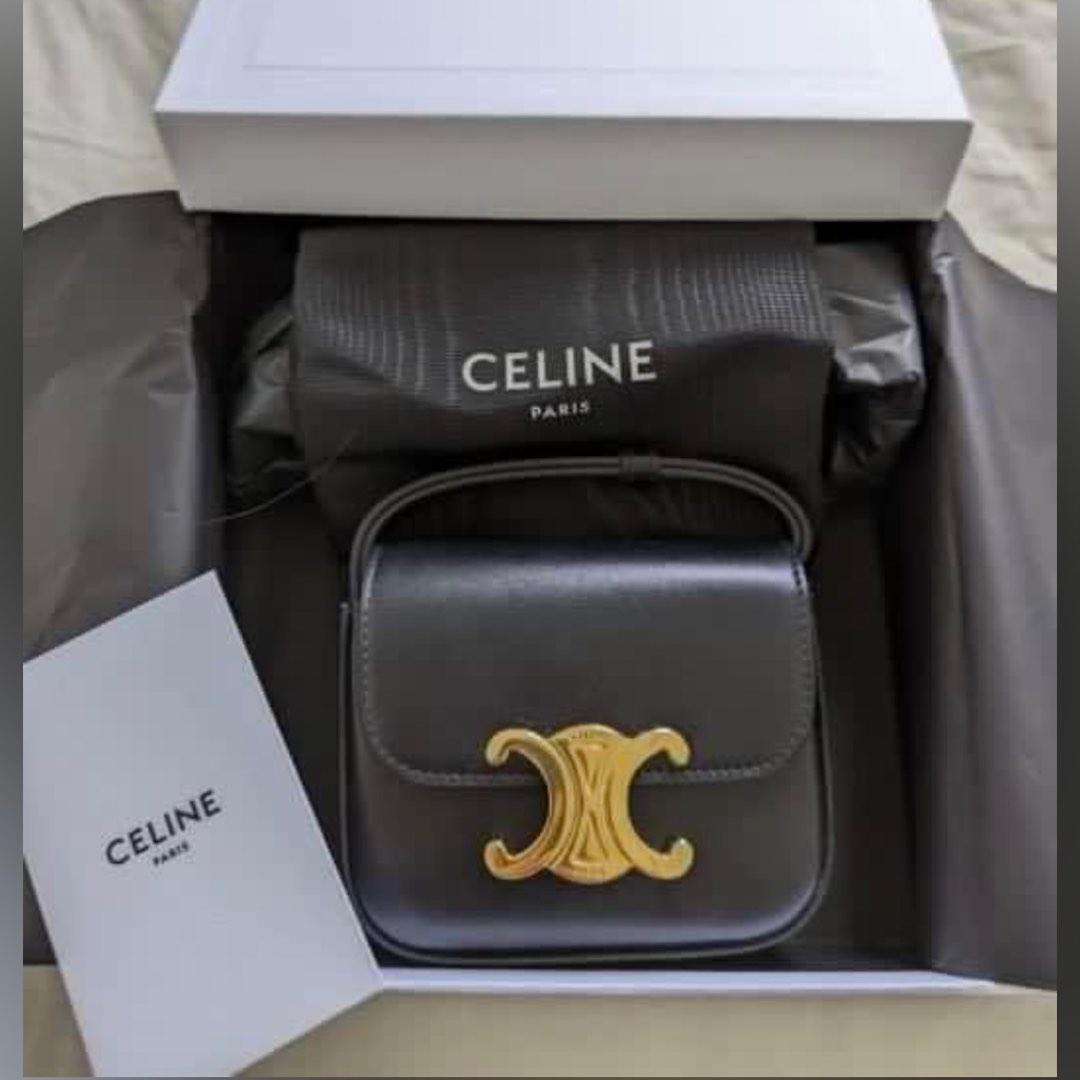 CELINE MINI BUCKET CUIR TRIOMPHE BAG, Luxury, Bags & Wallets on Carousell