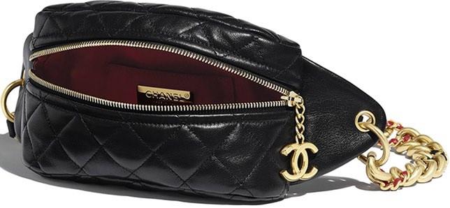 Chain top waist bag