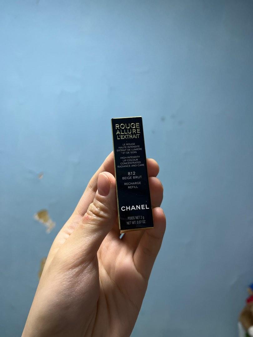 Chanel Lipstick rouge 唇膏替芯補充裝812 beige brut, 美容＆個人護理, 健康及美容- 皮膚護理, 化妝品-  Carousell