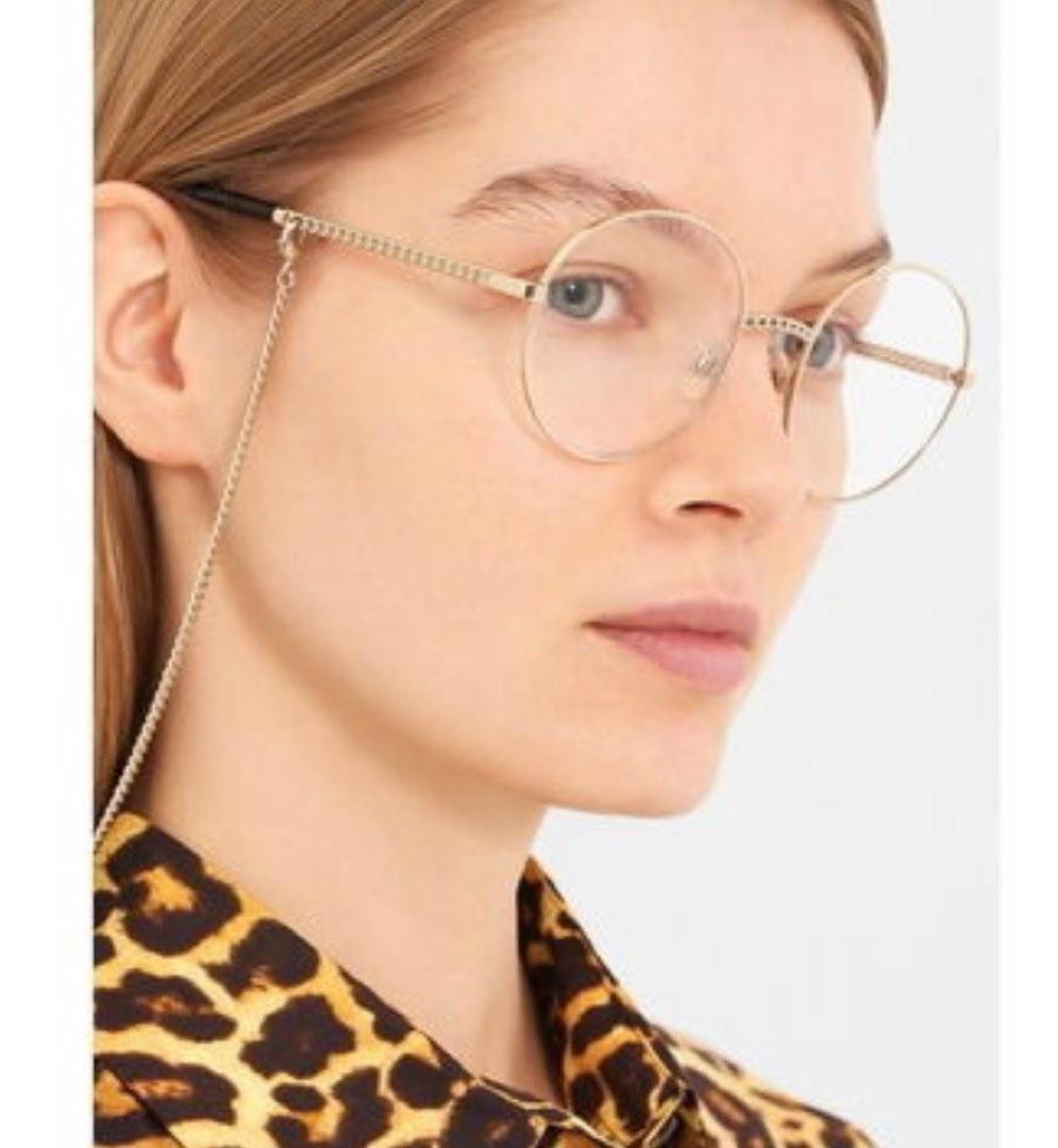 Authentic Chanel optical glasses with chain, Women's Fashion, Watches
