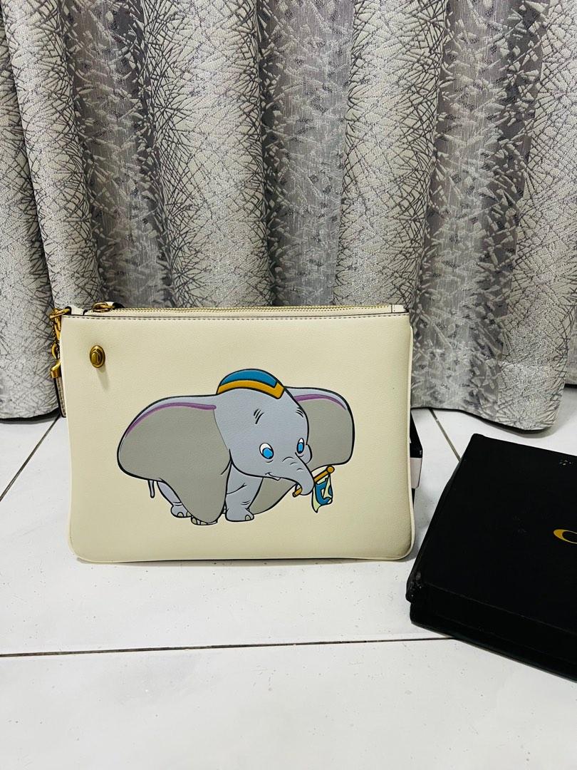 Coach Original Disney Dumbo the Elephant Turnlock Wristlet