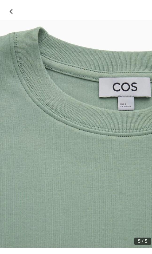 COS Shirt dress in light green