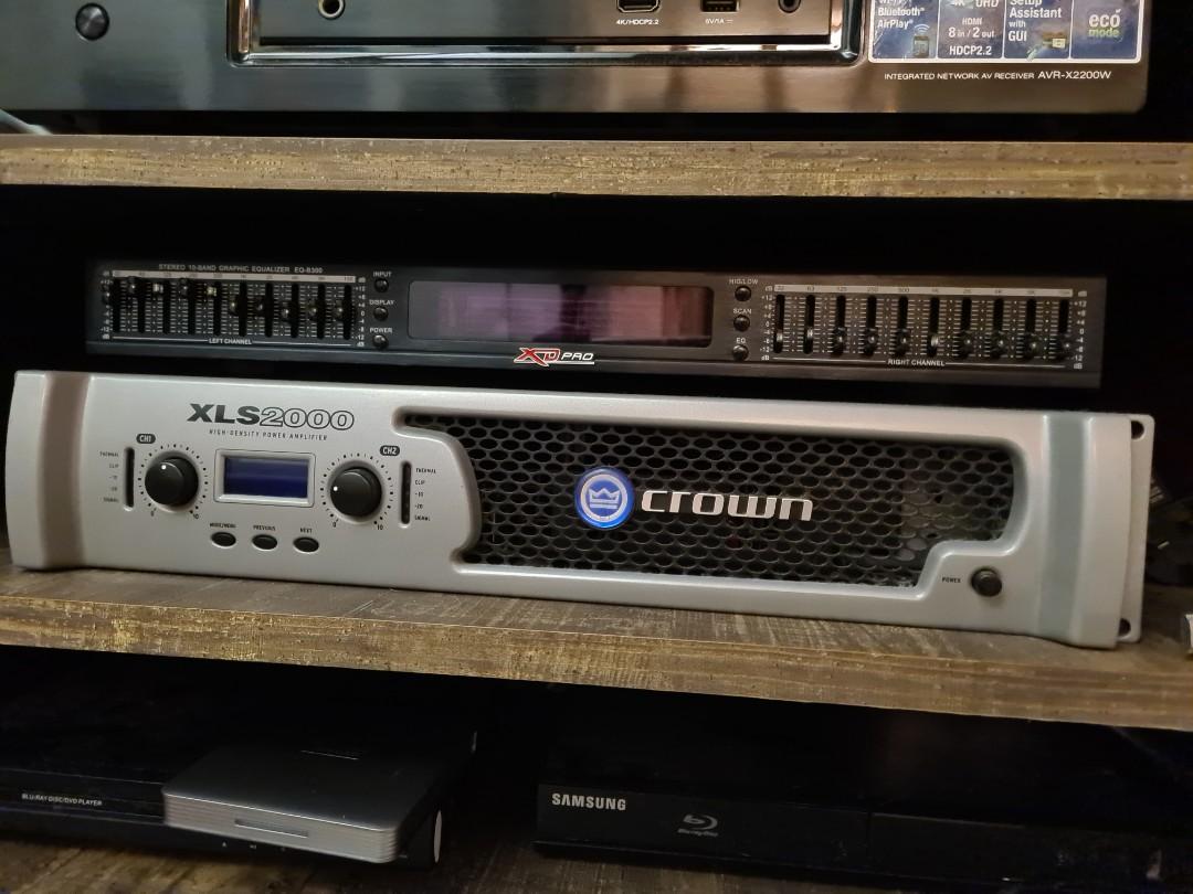 Crown Xls00 Amplifier Audio Soundbars Speakers Amplifiers On Carousell