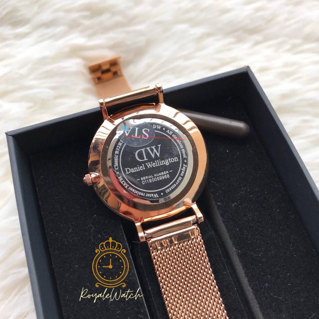 Daniel Wellington Original Classic Petite Melrose Black Women s