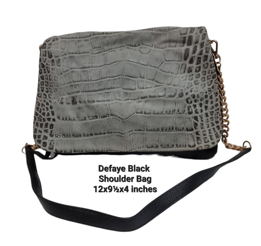 Defaye black bag price best sale