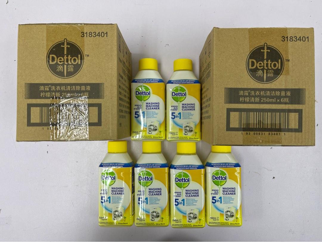 DETTOL ANTIBACTERIAL WASHING MACHINE CLEANER 5 in 1 250ml, Everything