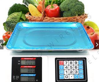 Digital Scale 40 kg Timbangan Kitchen Store Scale Electronic Pricing Scale