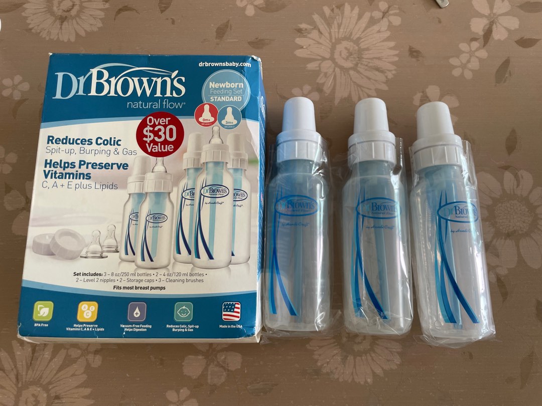 Dr Brown milk bottles, nipples, Babies & Kids, Nursing & Feeding