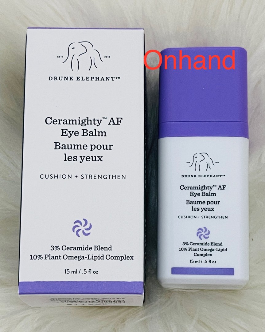 DRUNK ELEPHANT Ceramighty AF EYE BALM CUSHION + STRENGTHEN., Beauty