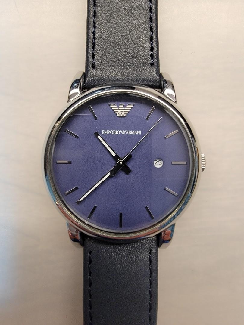 Emporio Armani AR1731 Blue Dial Watch Carousell