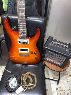 ESP LTD H-101 FM ASB Electric Guitar / Set  淨結他1000或全set 2000沙田交收