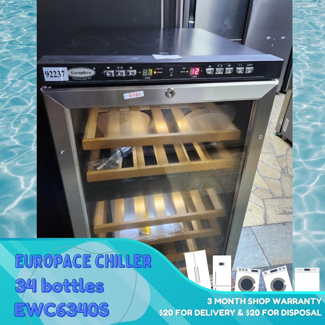 EUROPACE Wine Chiller 34 Bottles EWC6340S 92237, TV & Home Appliances