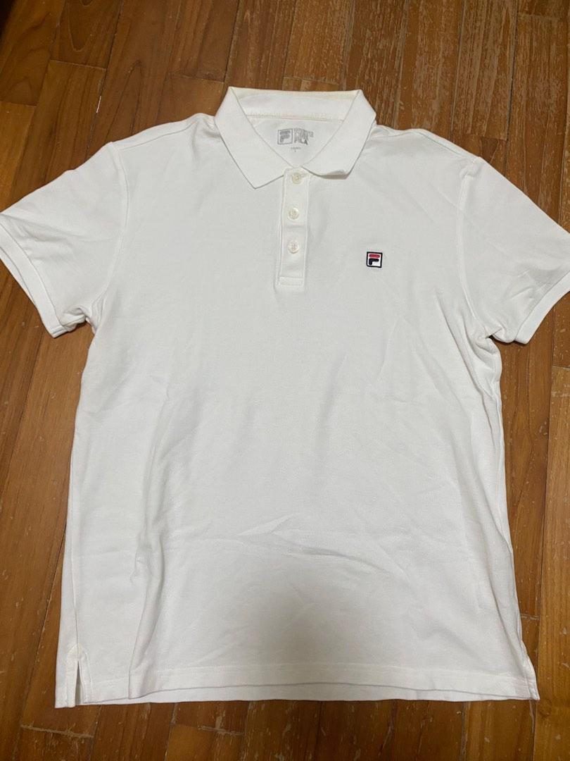 White fila clearance polo