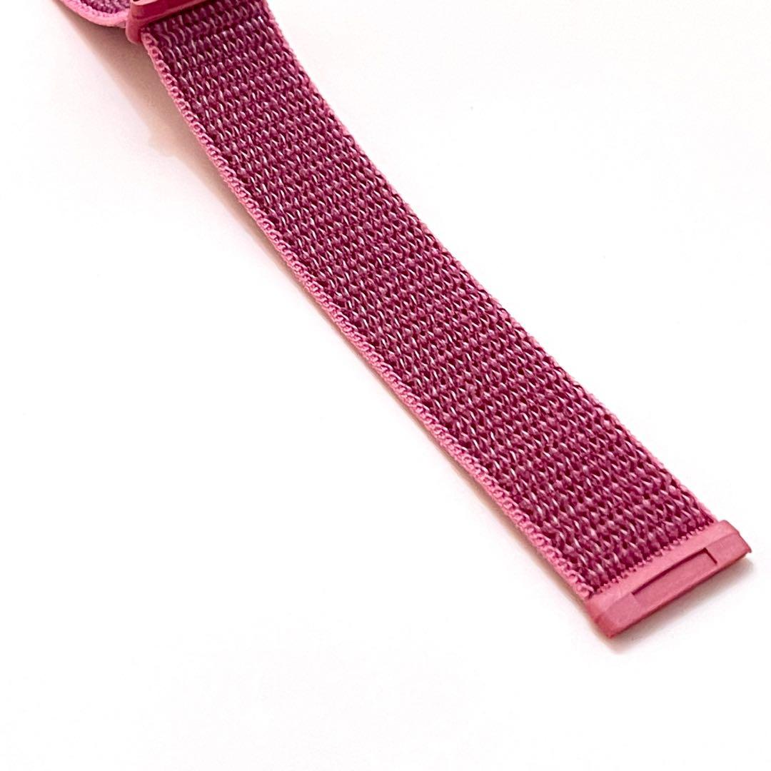 Fitbit Versa 3 Pink Nylon Velcro Watch Strap, Women's Fashion, Watches