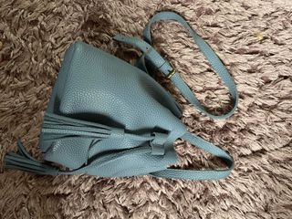 Folded and hung backpack outlet