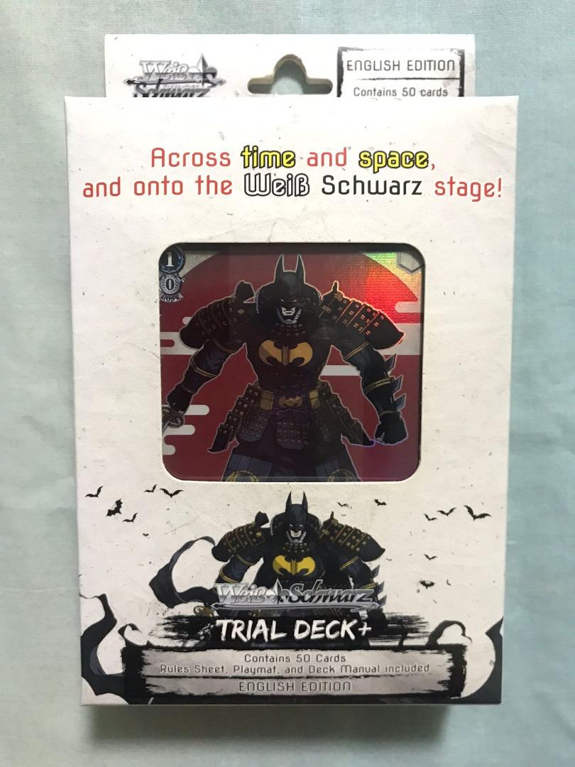 FREE Mailing] Weiss Schwarz Batman Ninja English Edition Trial Deck+ Batman  80 Years Brand New Rare, Hobbies & Toys, Toys & Games on Carousell