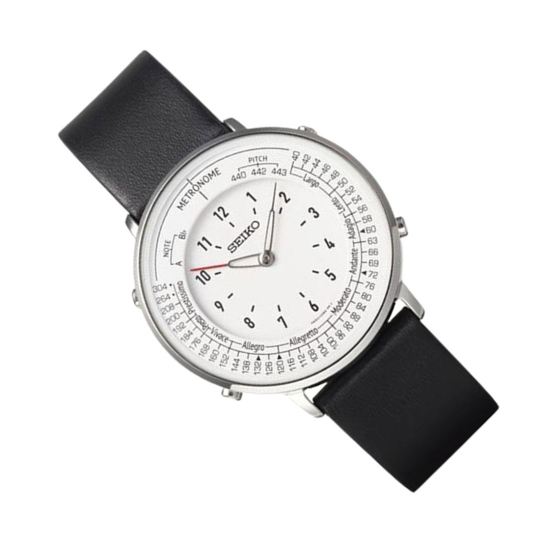 Genuine Seiko Metronome SMW006A Black Leather White Dial Unisex Casual  Fashion Watch, Men's Fashion, Watches & Accessories, Watches on Carousell