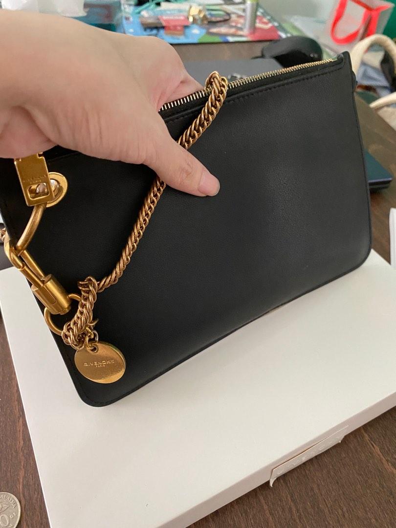 Givenchy leather wristlet pouch purse wallet bag hand shoulder 2