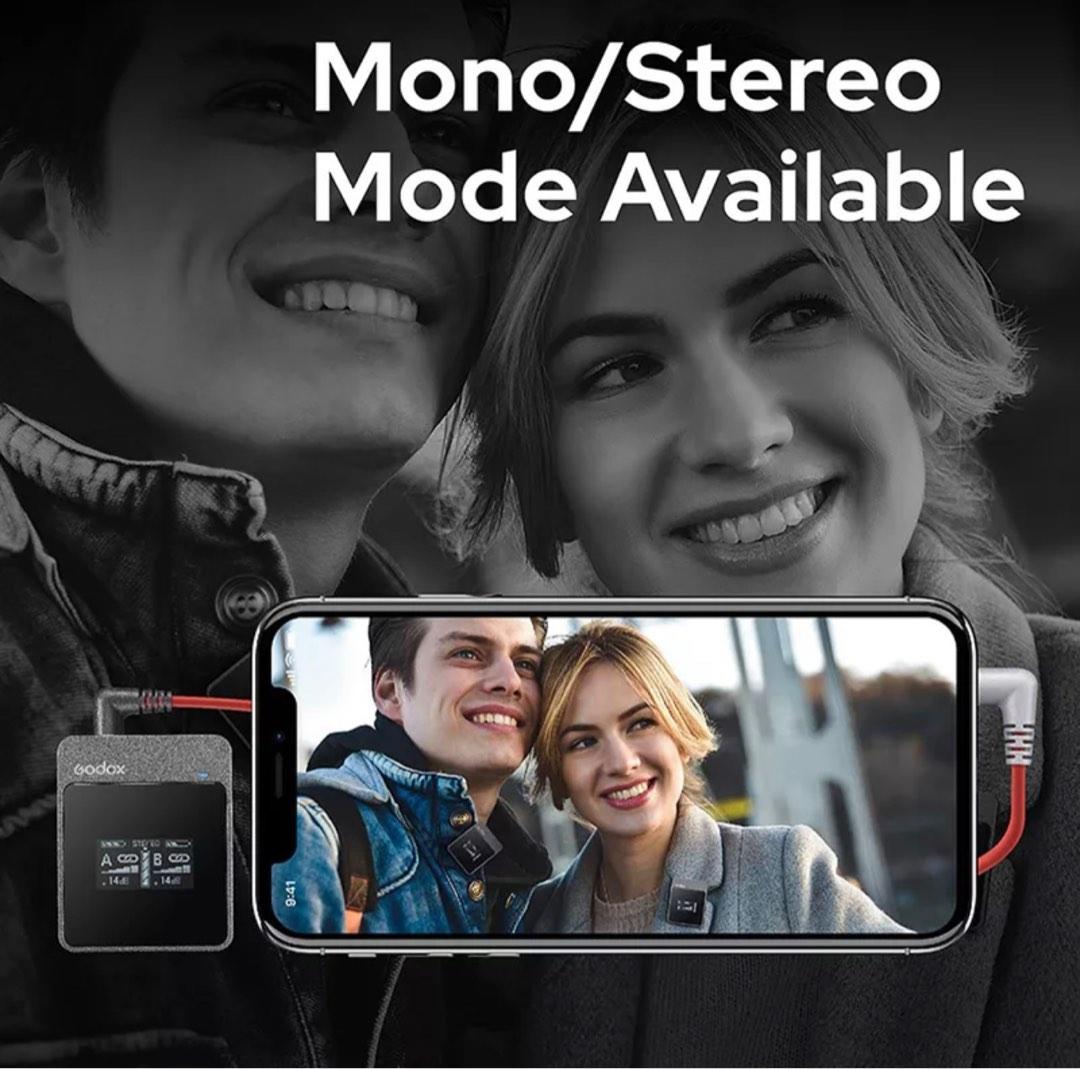 Godox Movelink M2 Wireless Microphones, Audio, Microphones on Carousell