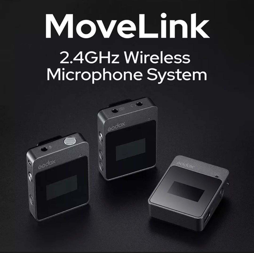 Godox Movelink M2 Wireless Microphones, Audio, Microphones on Carousell