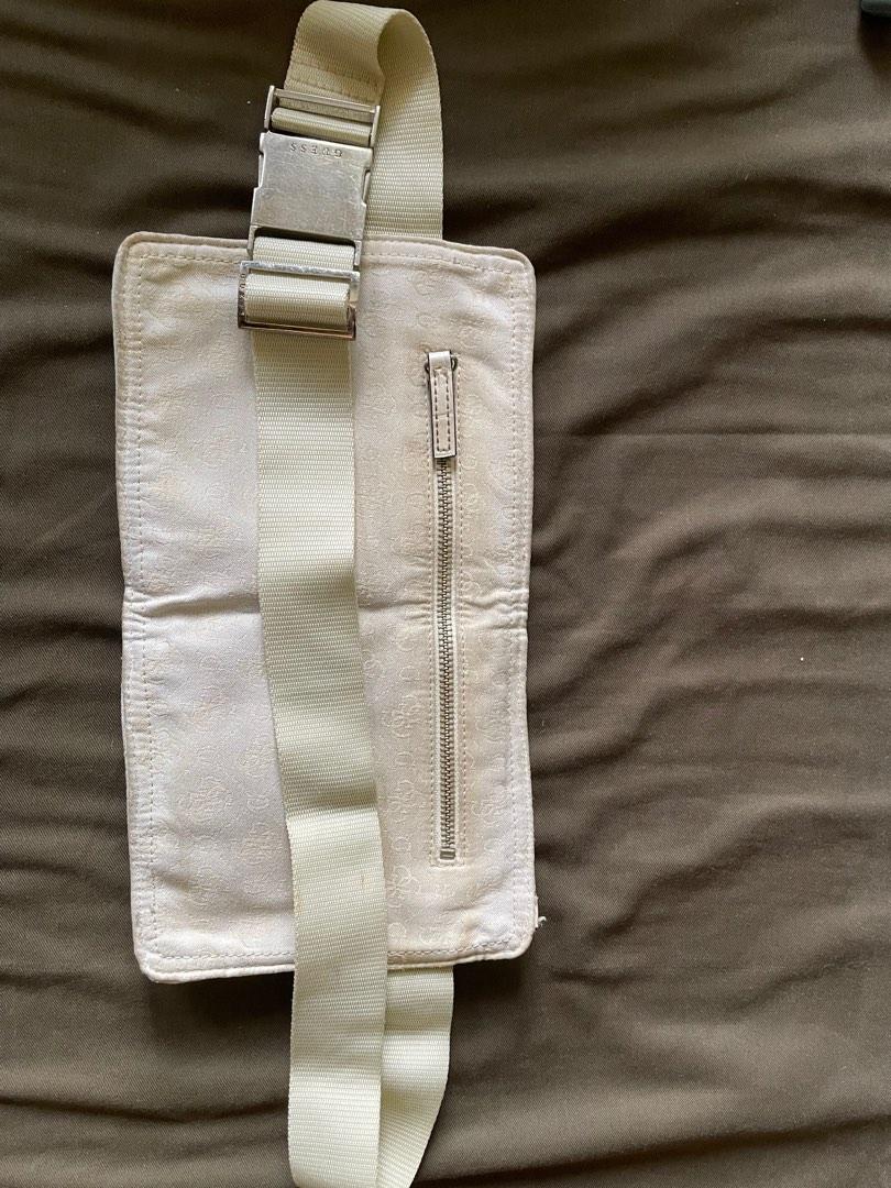 Guess Belt bag white, Women's Fashion, Bags & Wallets, Crossbody Bags