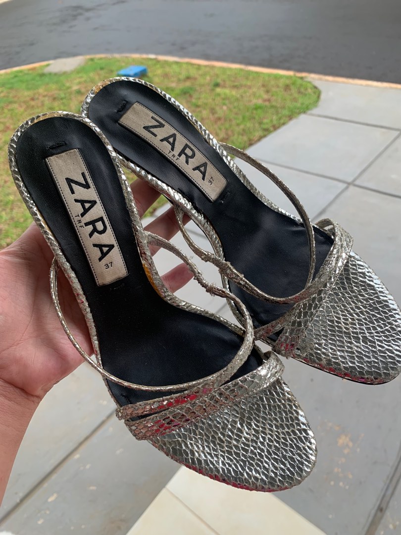 High Heels ZARA Original, Fesyen Wanita, Sepatu di Carousell