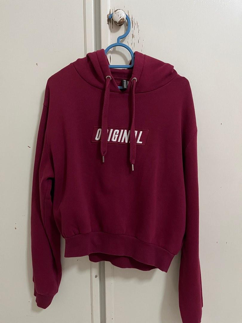 H M Maroon Original Hoodie Women s Fashion Tops Other Tops on