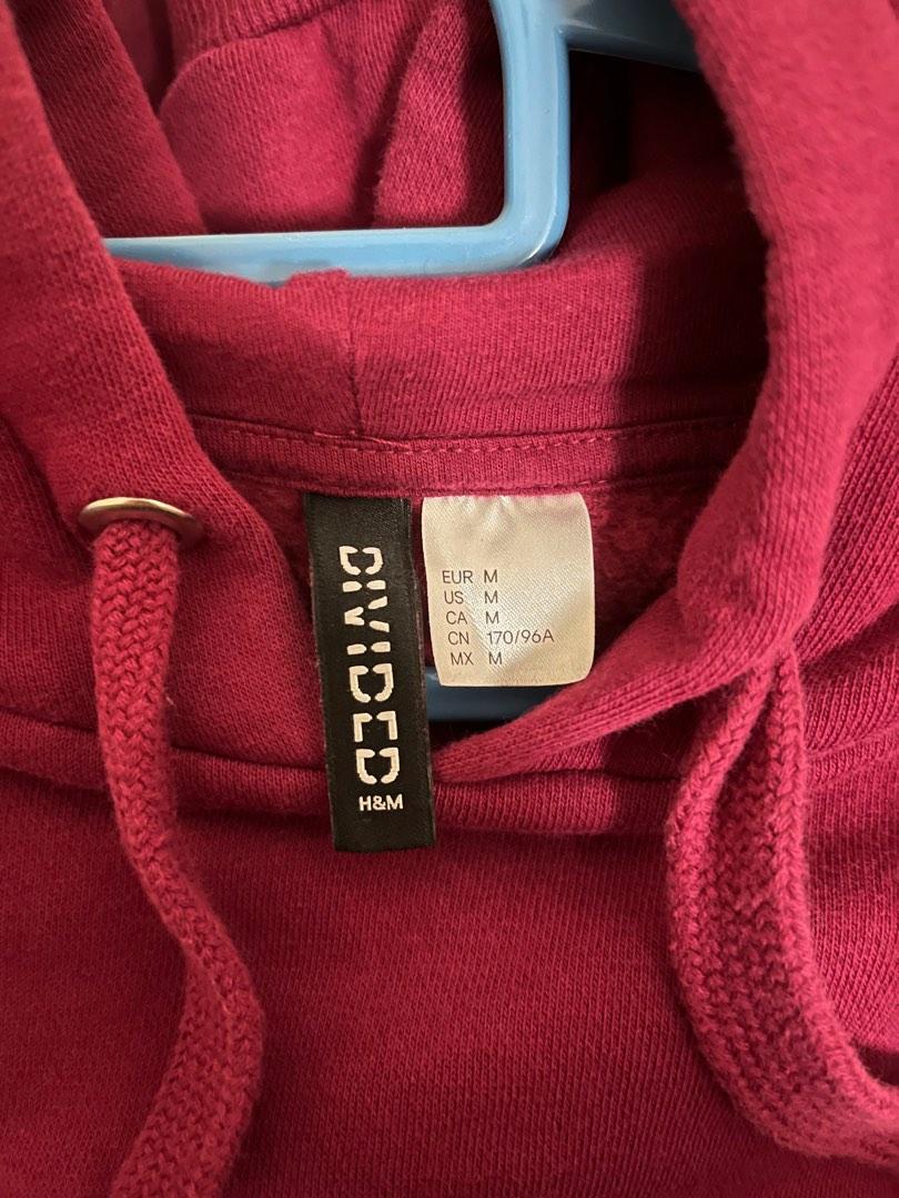 Hoodie cheap h&m maroon