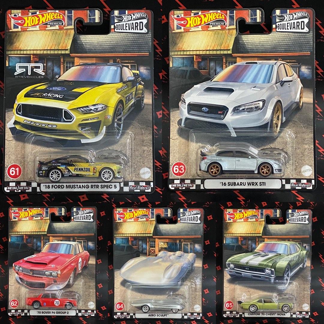 Hot Wheels Boulevard 61 - 65 Hotwheels Ford Mustang RTR Spec