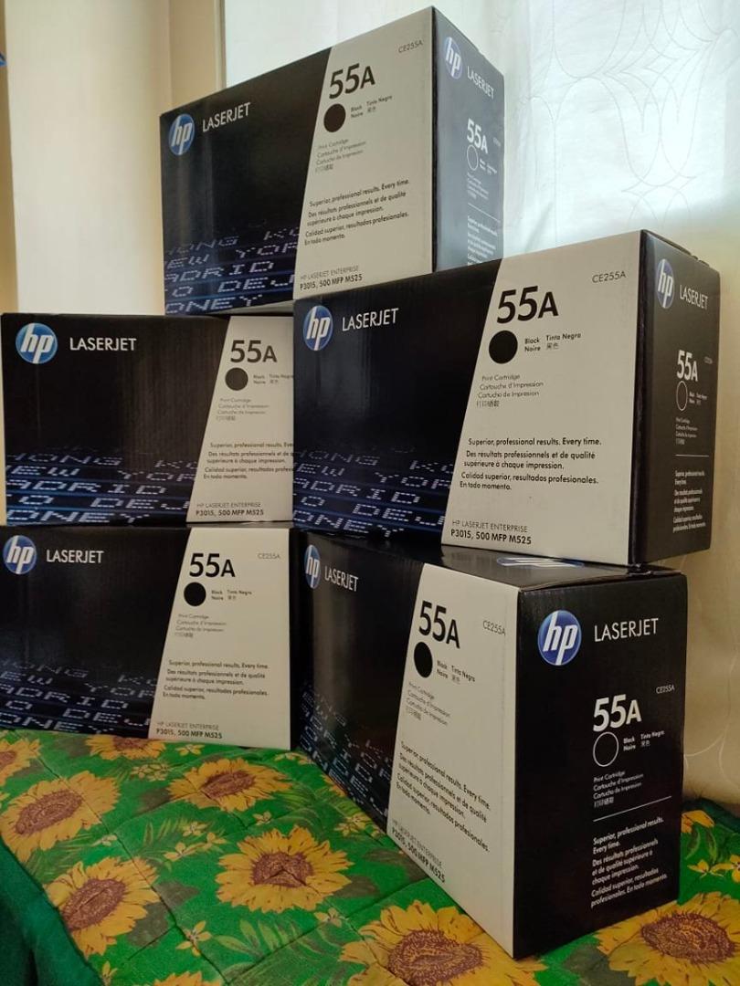 HP 55A Black Original LaserJet Toner Cartridge, Computers & Tech ...