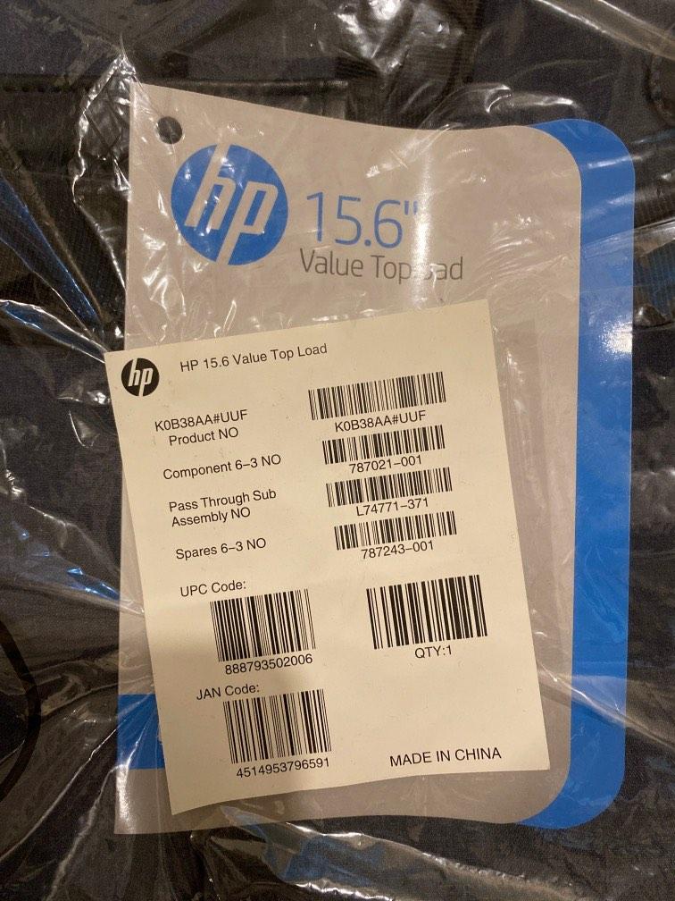 HP laptop bag, Computers & Tech, Parts & Accessories, Laptop Bags